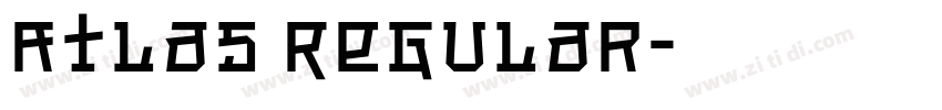 Atlas Regular字体转换